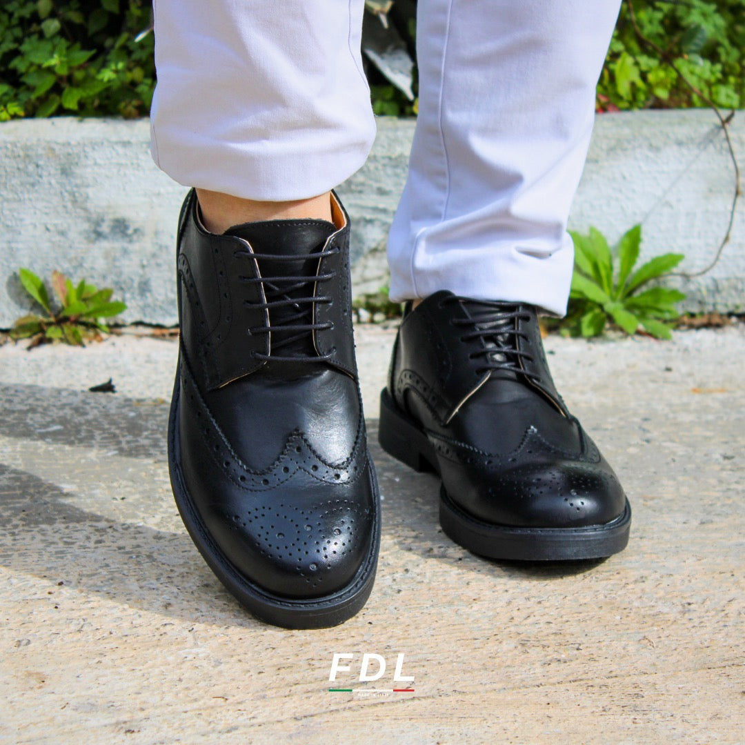 Walter — Zapato derby de piel