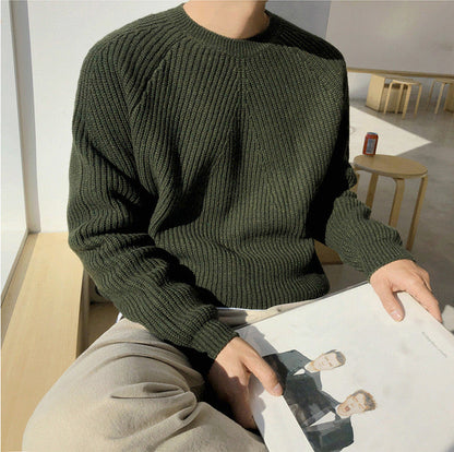 Stefano - Chompa de Punto Oversize con Cuello Alto