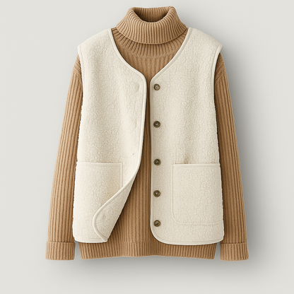 Flor | Gilet Trapuntato Versatile da Donna | Comfort Senza Tempo