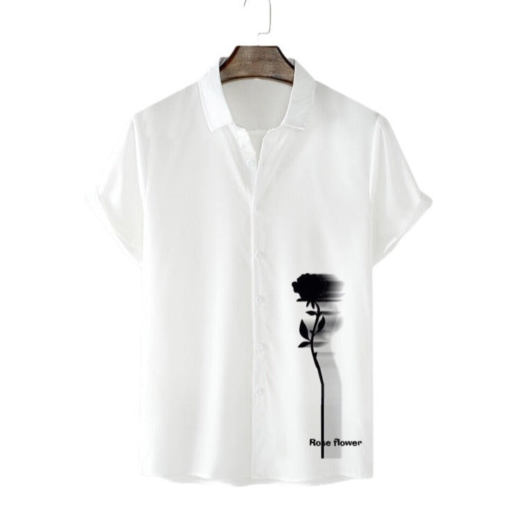 Camisa de manga corta Flower
