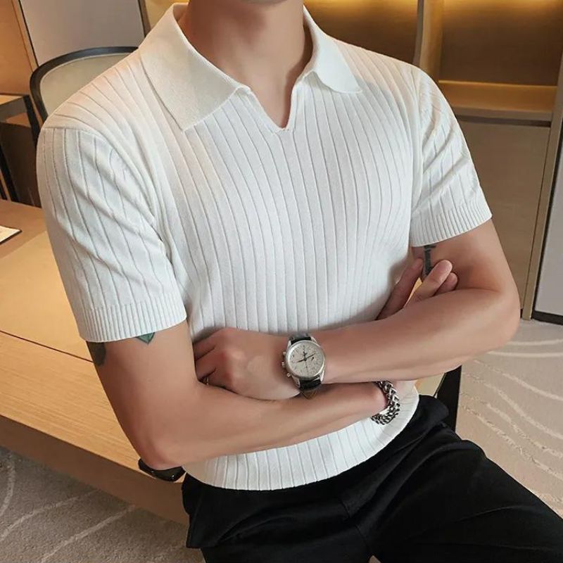 Renzo — Polo slim vintage