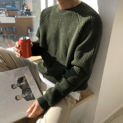 Stefano - Chompa de Punto Oversize con Cuello Alto