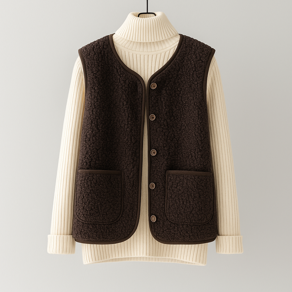 Flor | Gilet Trapuntato Versatile da Donna | Comfort Senza Tempo