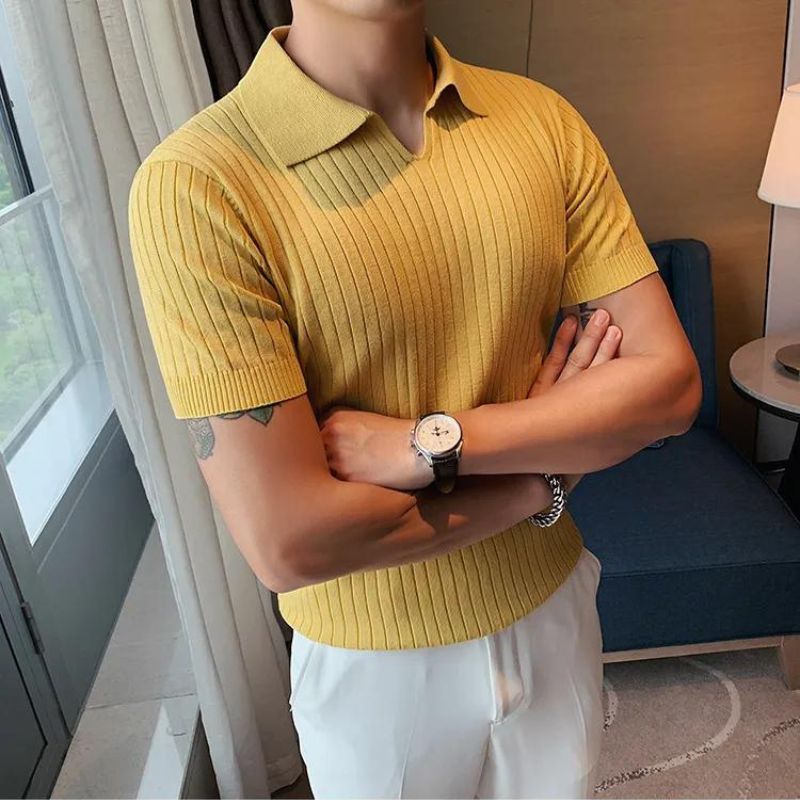 Renzo — Polo slim vintage