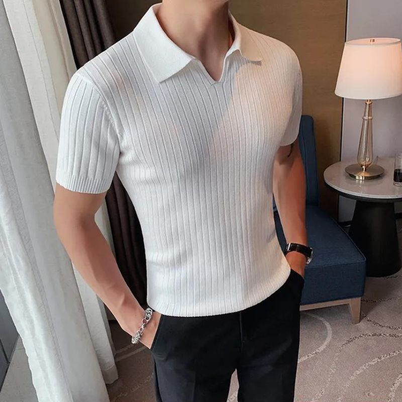 Renzo — Polo slim vintage
