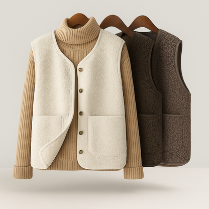 Flor | Gilet Trapuntato Versatile da Donna | Comfort Senza Tempo