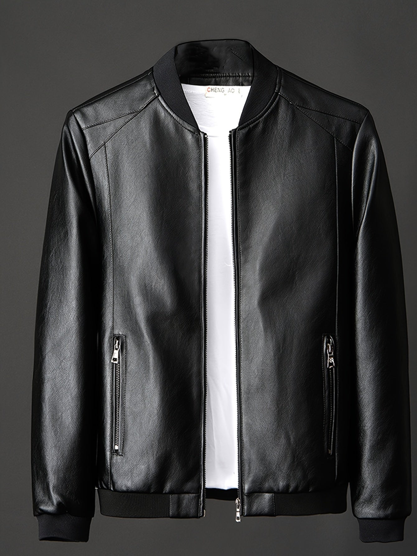 Adriano – Chaqueta de cuero clásica
