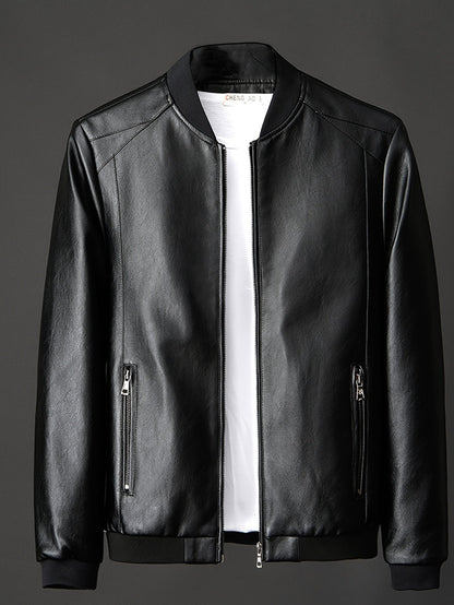 Adriano – Chaqueta de cuero clásica