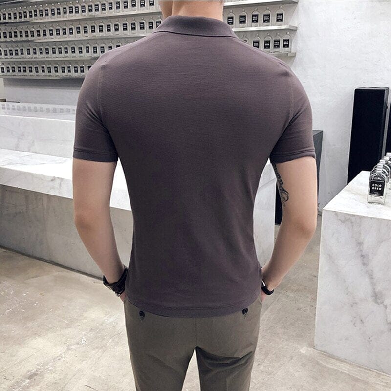 Anthony - Polo  moderno de cuello abierto