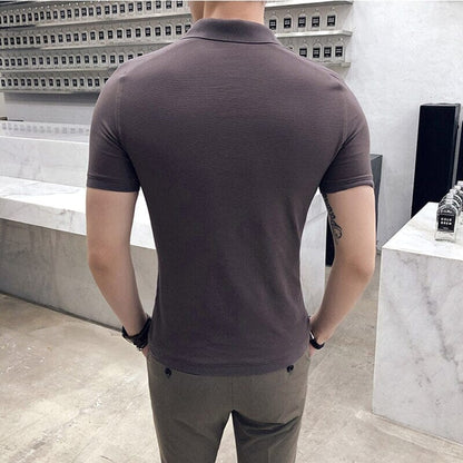 Anthony - Polo  moderno de cuello abierto