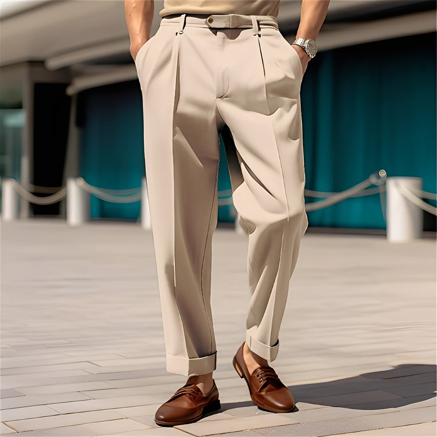 Gianfranco — Pantalón clásico de corte recto