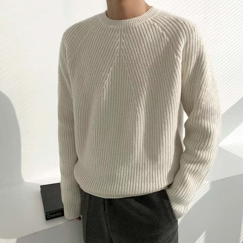 Stefano - Chompa de Punto Oversize con Cuello Alto