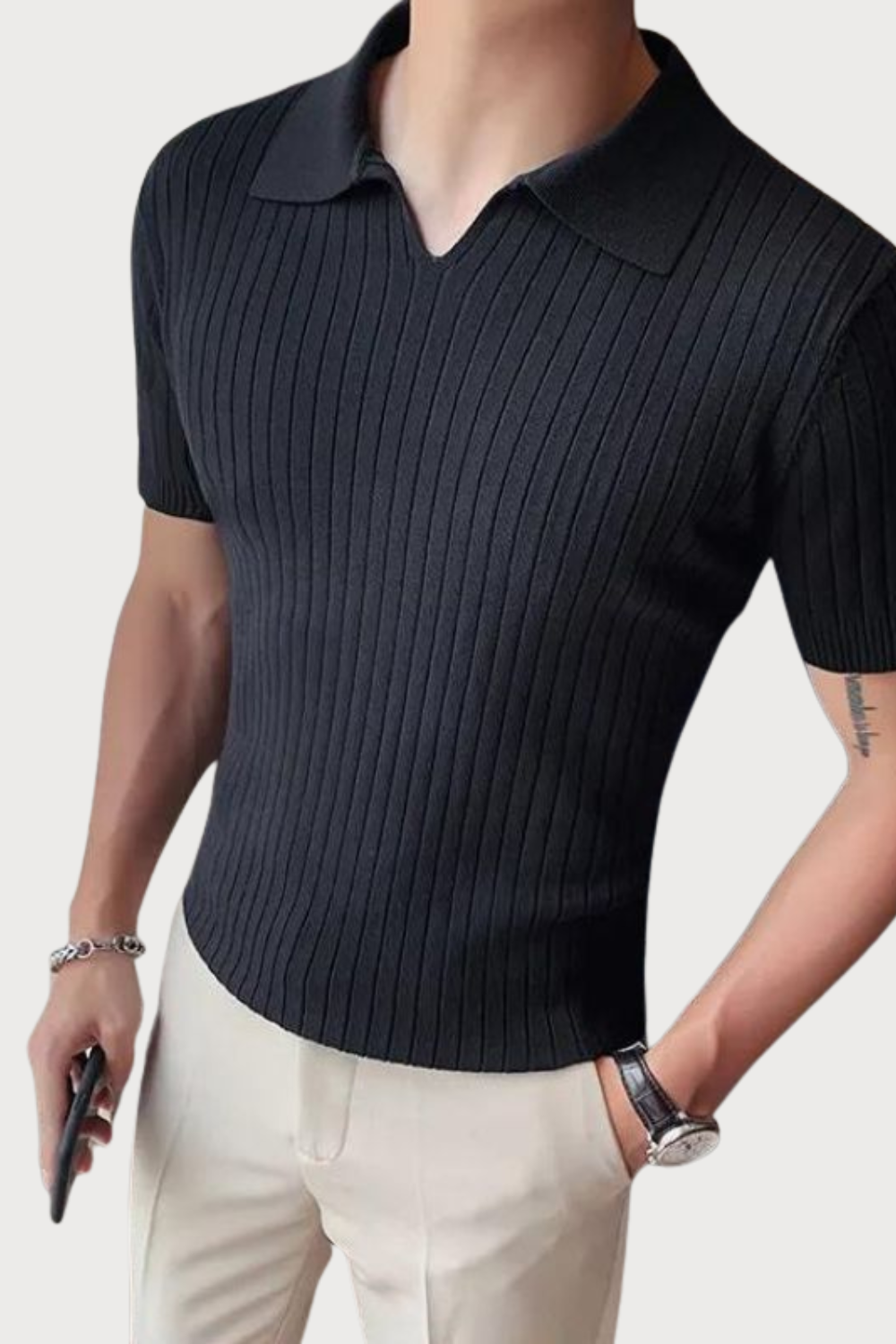 Renzo — Polo slim vintage