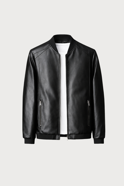 Adriano – Chaqueta de cuero clásica
