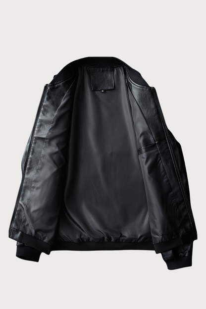 Adriano – Chaqueta de cuero clásica