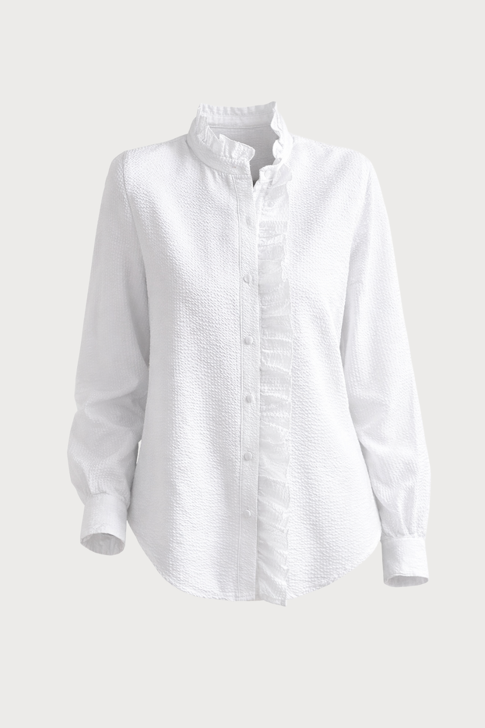 Milagros, blusa elegante con volantes