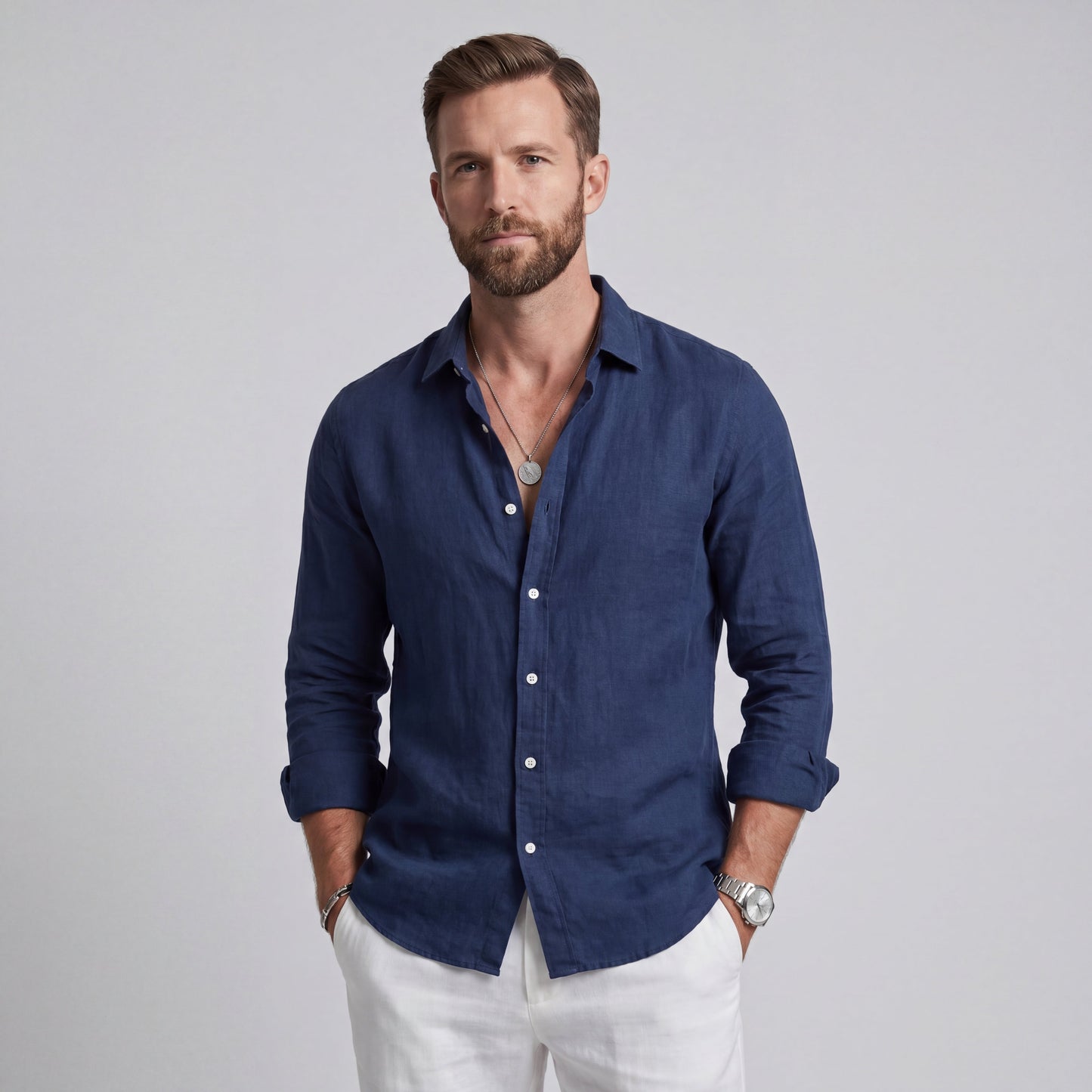 CHRISTOFER | CAMISA VERANIEGA DE CORTE HOLGADO