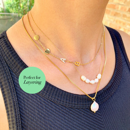 Collar Personalizado con Iniciales en Posición Horizontal