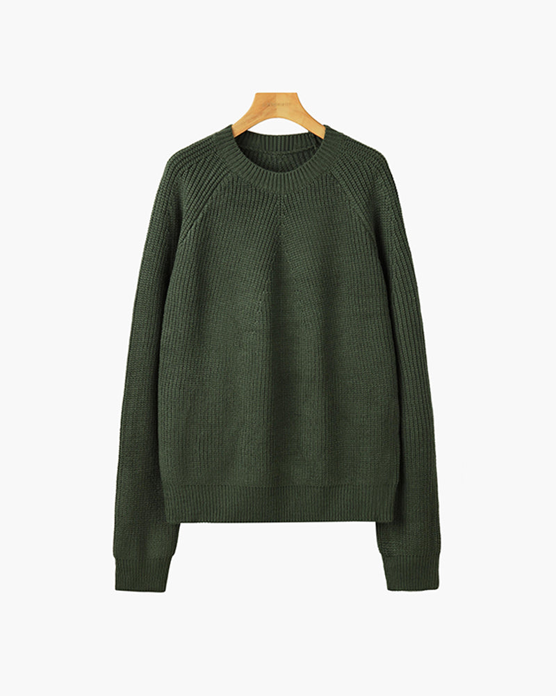 Stefano - Chompa de Punto Oversize con Cuello Alto