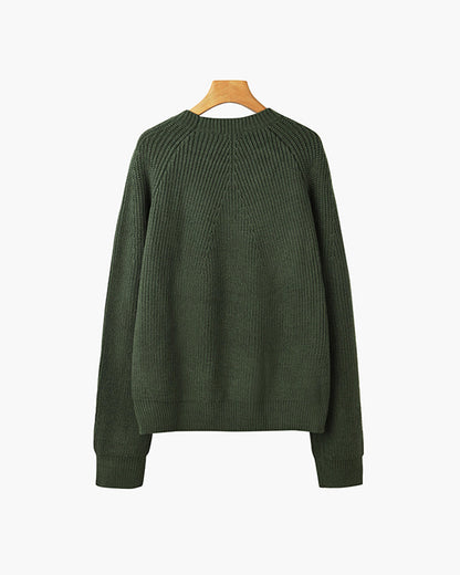 Stefano - Chompa de Punto Oversize con Cuello Alto
