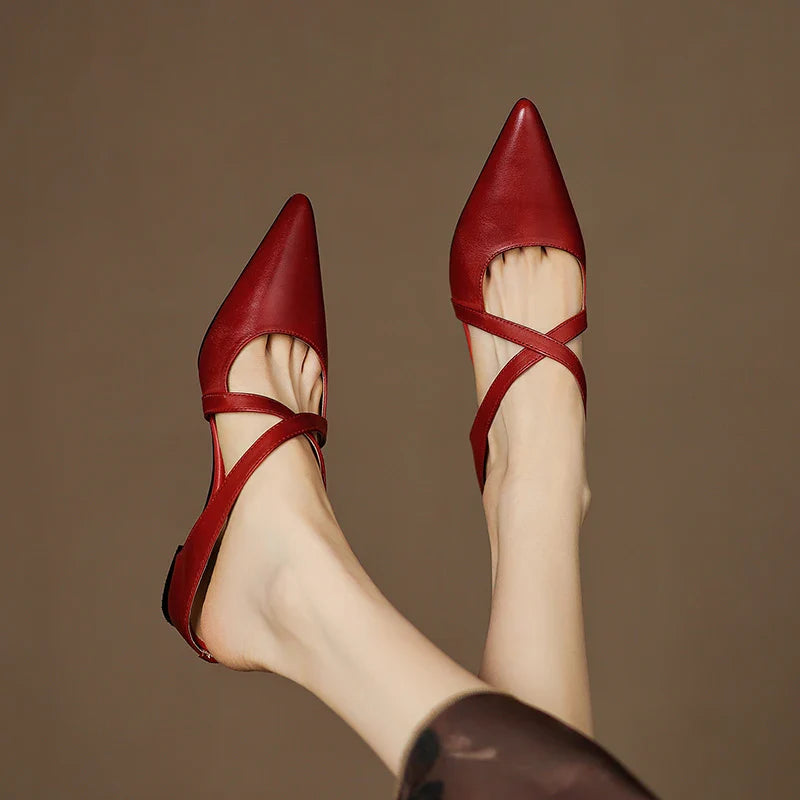 Aria - Mules Cruzadas de Punta