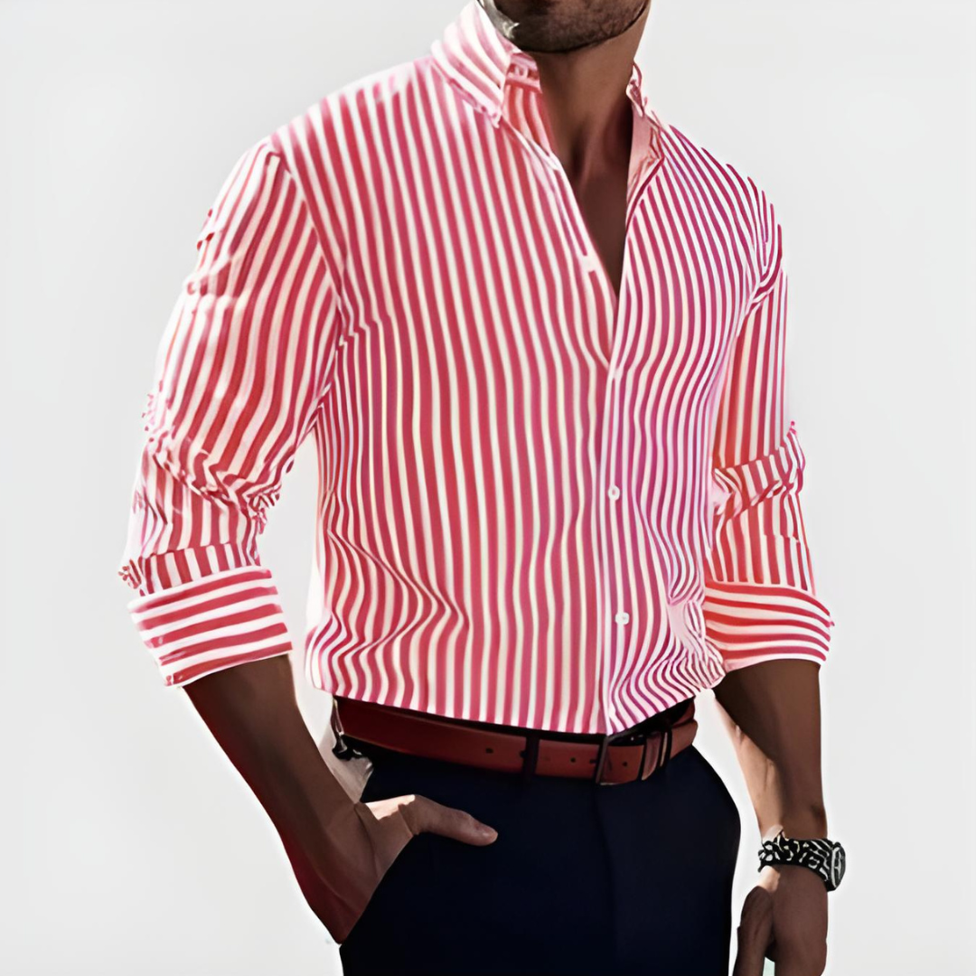 Stefano - Camisa Elegante a Rayas