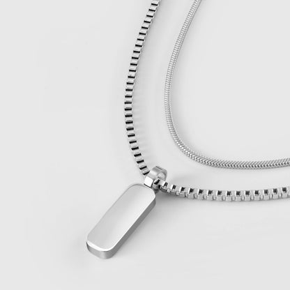 Dúo de Collares con Colgantes Minimalistas