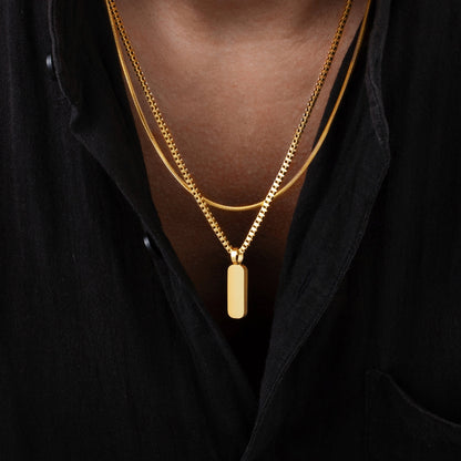 Dúo de Collares con Colgantes Minimalistas