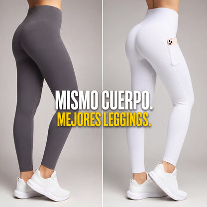 Mallas Moldeadoras de Alto Rendimiento con Bolsillos — Tecnología Anticelulítica
