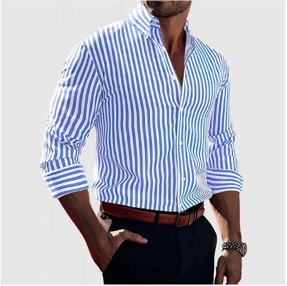 Stefano - Camisa Elegante a Rayas