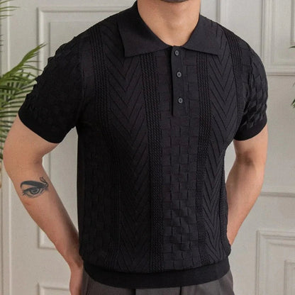 Brian - Polo de tejido estructurado