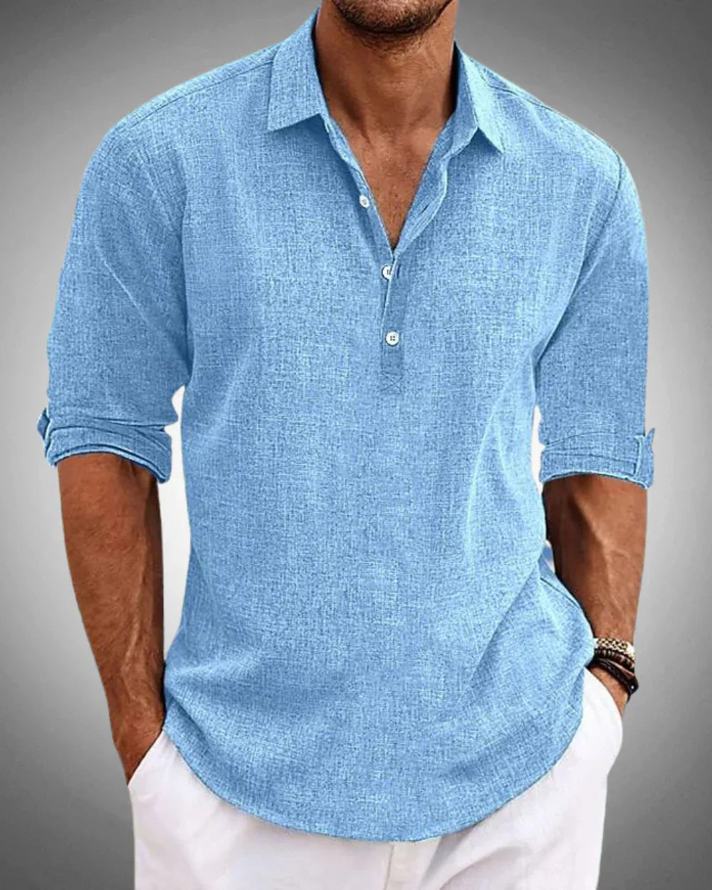 Eduardo - Camisa Clásica de Algodón