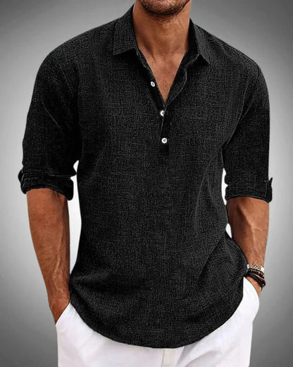Eduardo - Camisa Clásica de Algodón