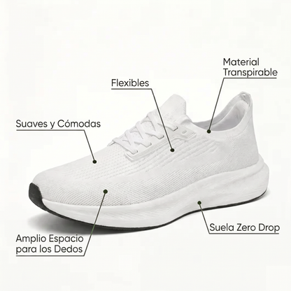 Caracteristicas: flexibles, transpirables y comodas - Cloud blanco