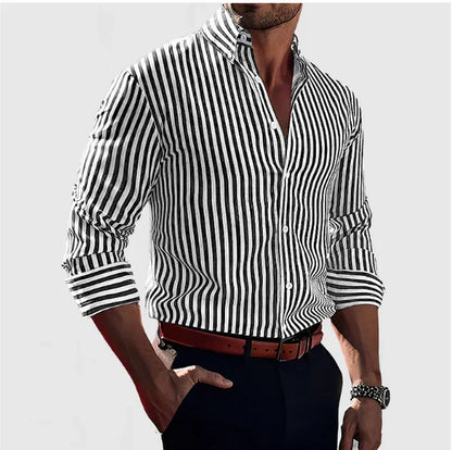 Stefano - Camisa Elegante a Rayas