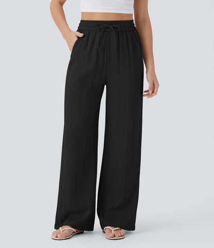 Pantalones Anchos y Fluidos