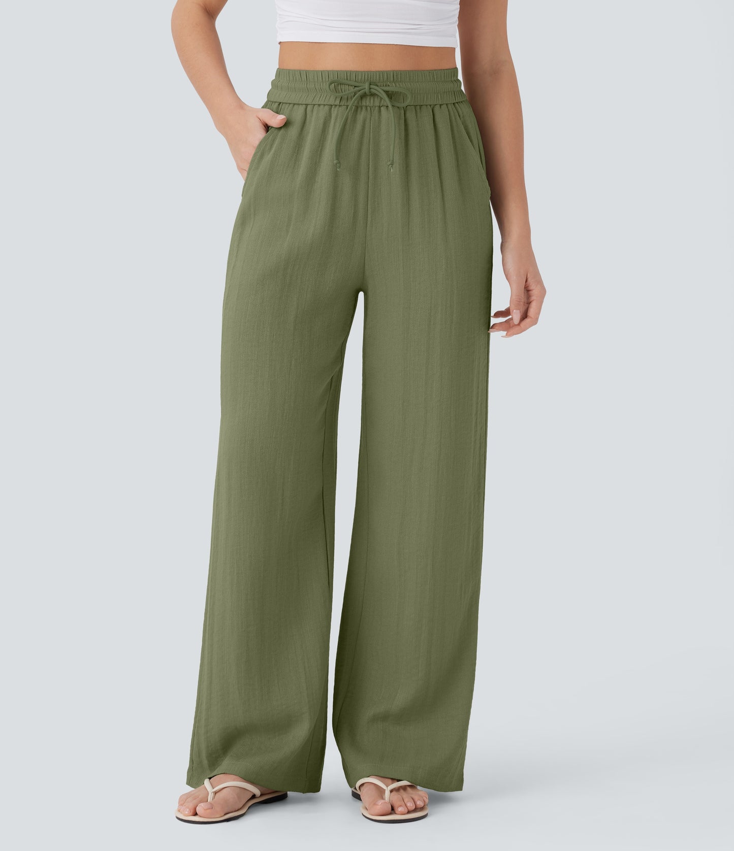 Pantalones Anchos y Fluidos
