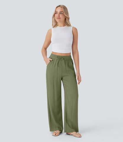 Pantalones Anchos y Fluidos
