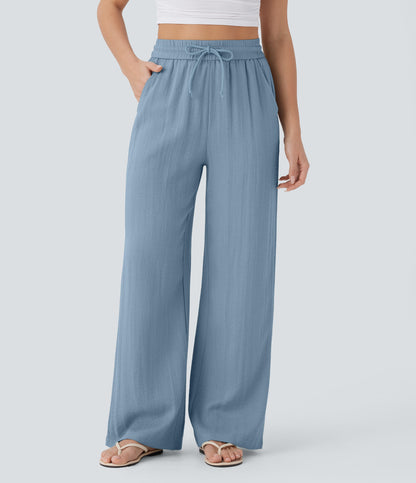 Pantalones Anchos y Fluidos