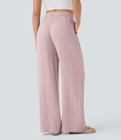 Pantalones Anchos y Fluidos