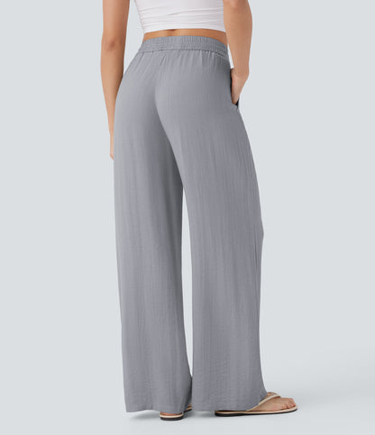 Pantalones Anchos y Fluidos
