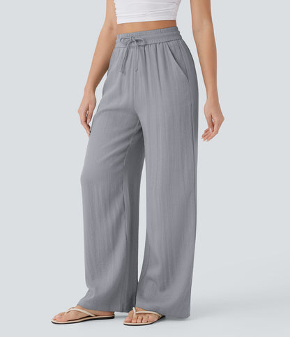 Pantalones Anchos y Fluidos