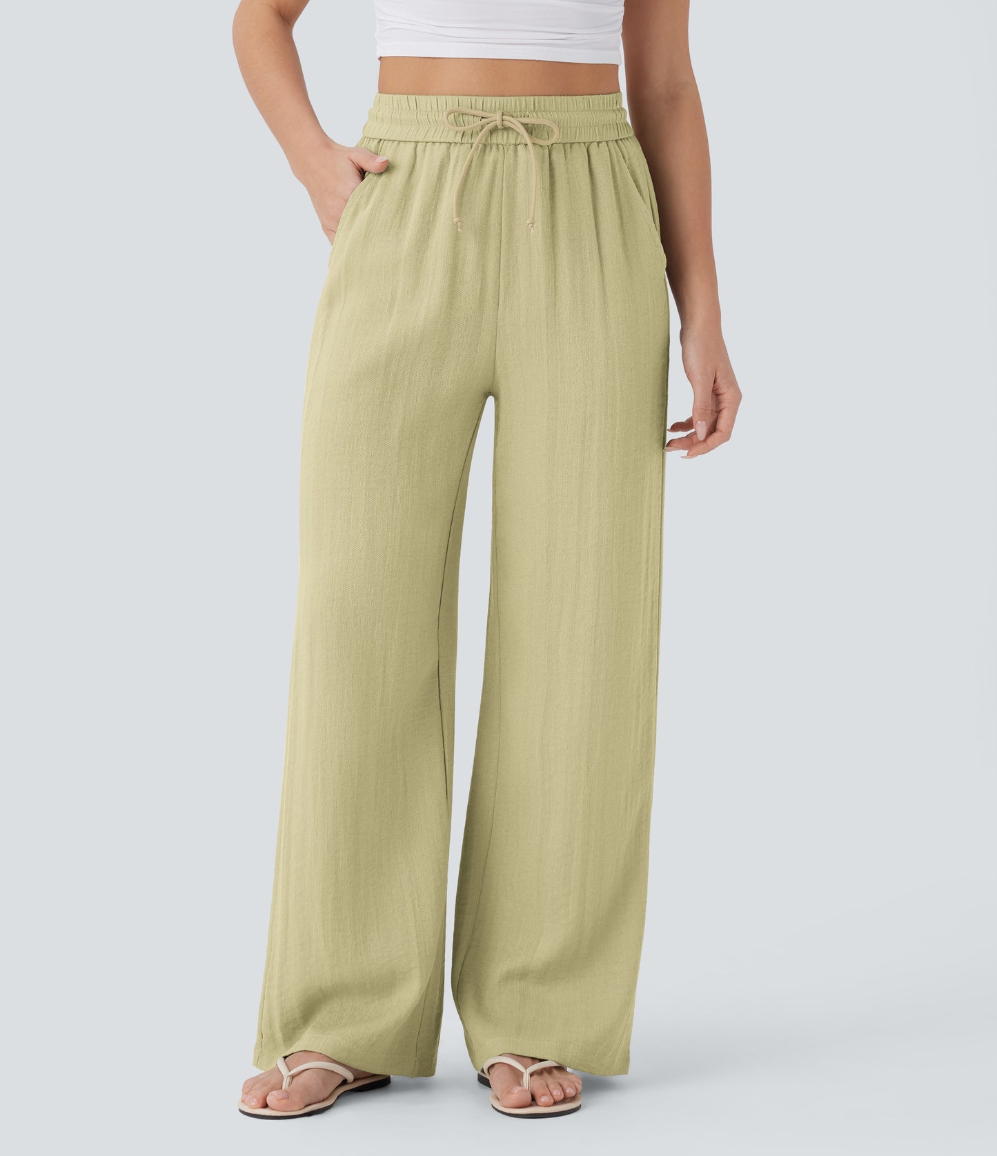 Pantalones Anchos y Fluidos