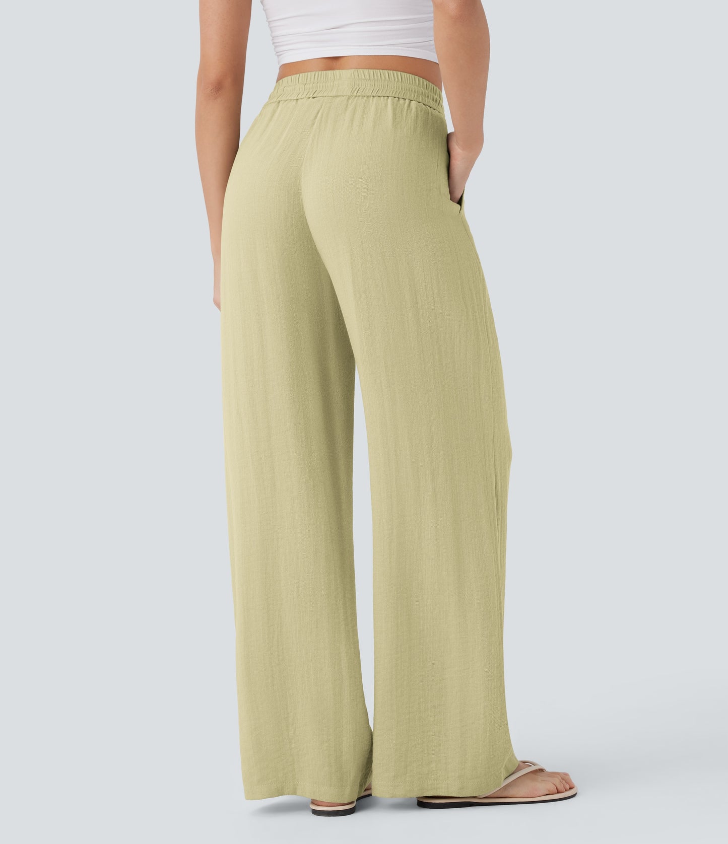 Pantalones Anchos y Fluidos