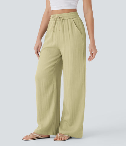 Pantalones Anchos y Fluidos
