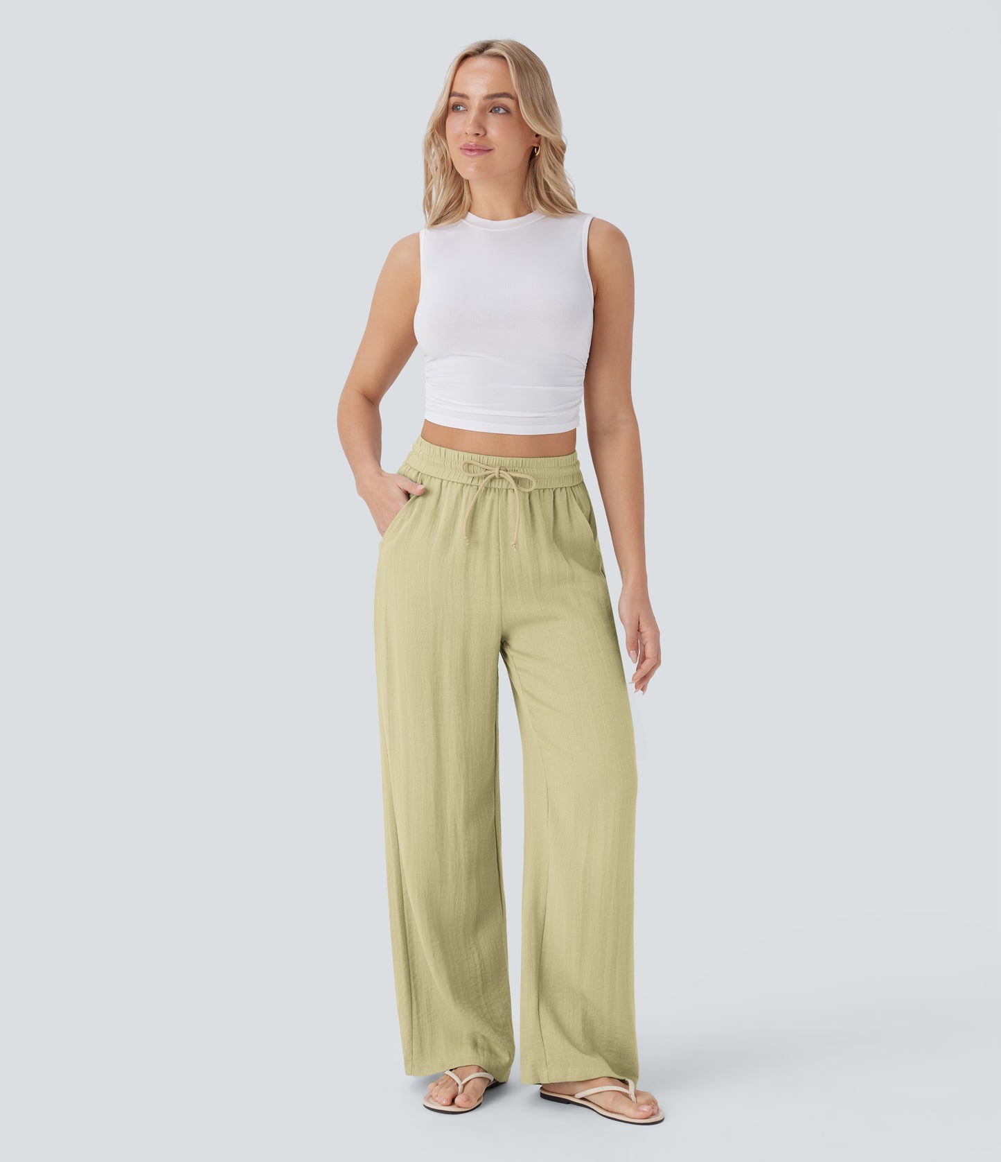 Pantalones Anchos y Fluidos