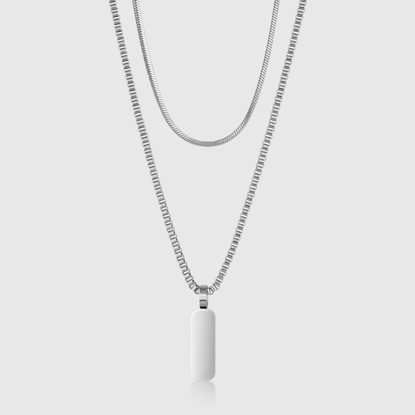 Dúo de Collares con Colgantes Minimalistas