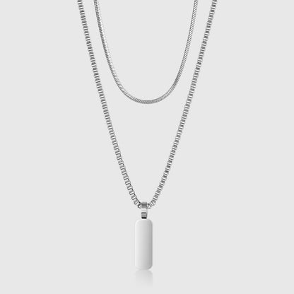 Dúo de Collares con Colgantes Minimalistas